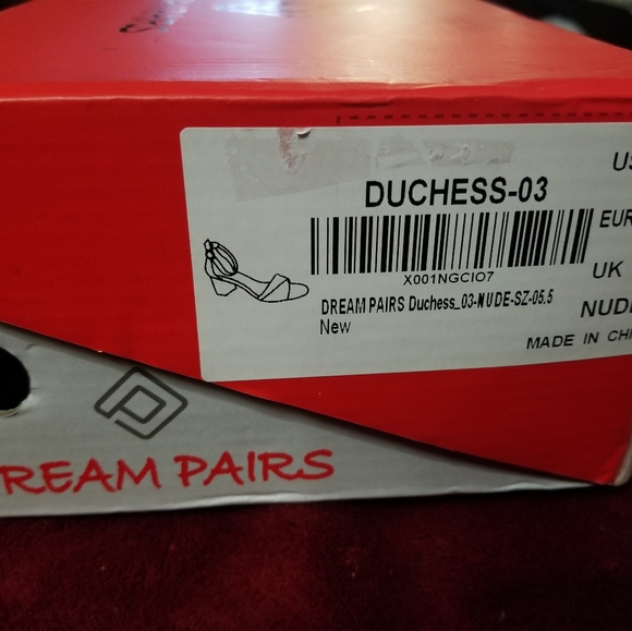 NEW size 5.5 BEIGE DREAM PAIRS DUTCHESS-03 SHOES - Picture 4 of 4